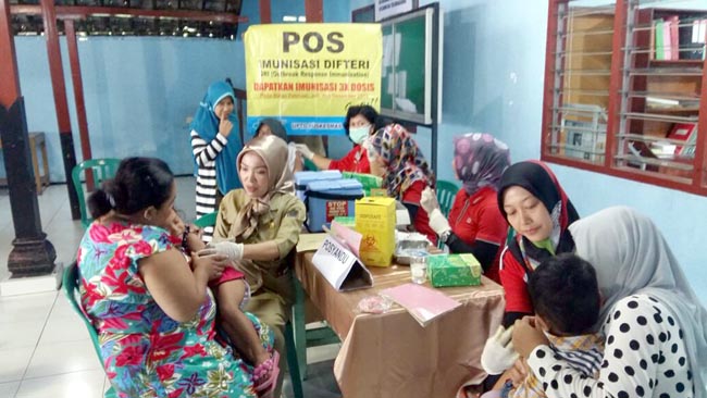 Dinkes Tulungagung, Targetkan 3 Kali Imunisasi Difteri