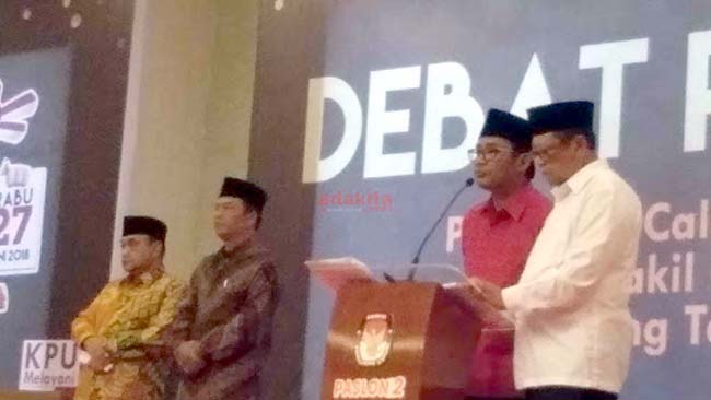 Kami Sudah Bekerja Bukan Retorika, Sahto Paparkan Keberhasilan dalam Debat Publik Cabup