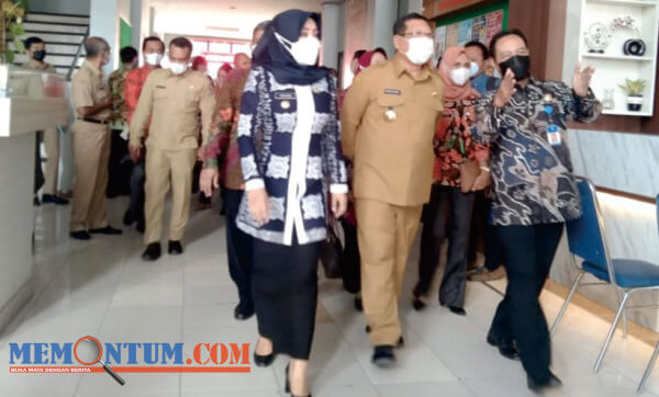 Bupati Maryoto Terima Kunjungan Studi Bupati Mojokerto ke RSUD Dr Iskak Tulungagung