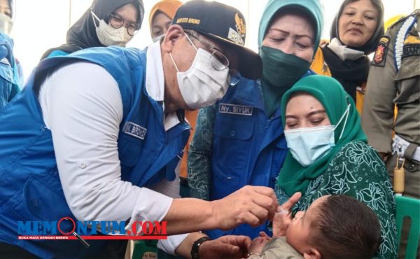 Bupati Maryoto Targetkan 55 Ribu Anak di Tulungagung Tersasar Bulan Imunisasi Anak Nasional