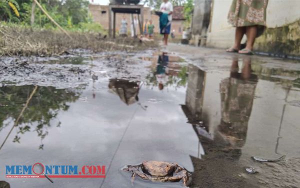 Luapan Air Mendidih Diduga dari Limbah Pabrik Gula di Kauman Tulungagung Resahkan Warga